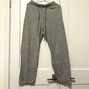 Zaket & Plover Gray Cashmere Blend Drawstring Pyjama Pants Size Medium Women’s